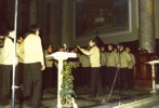 31 gen 1981 - Bepi De Marzi nel Duomo di Asiago con I Crodaioli
