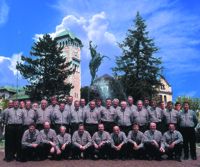I componenti attuali del Coro Asiago
