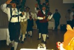 1998 - Asiago. Il gruppo dei tenori secondi, ovvero i 4 + 4 del "poro Osvaldo"
