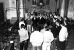 1981 - nella Chiesa di Camporovere di Roana durante la registrazione del disco Canti